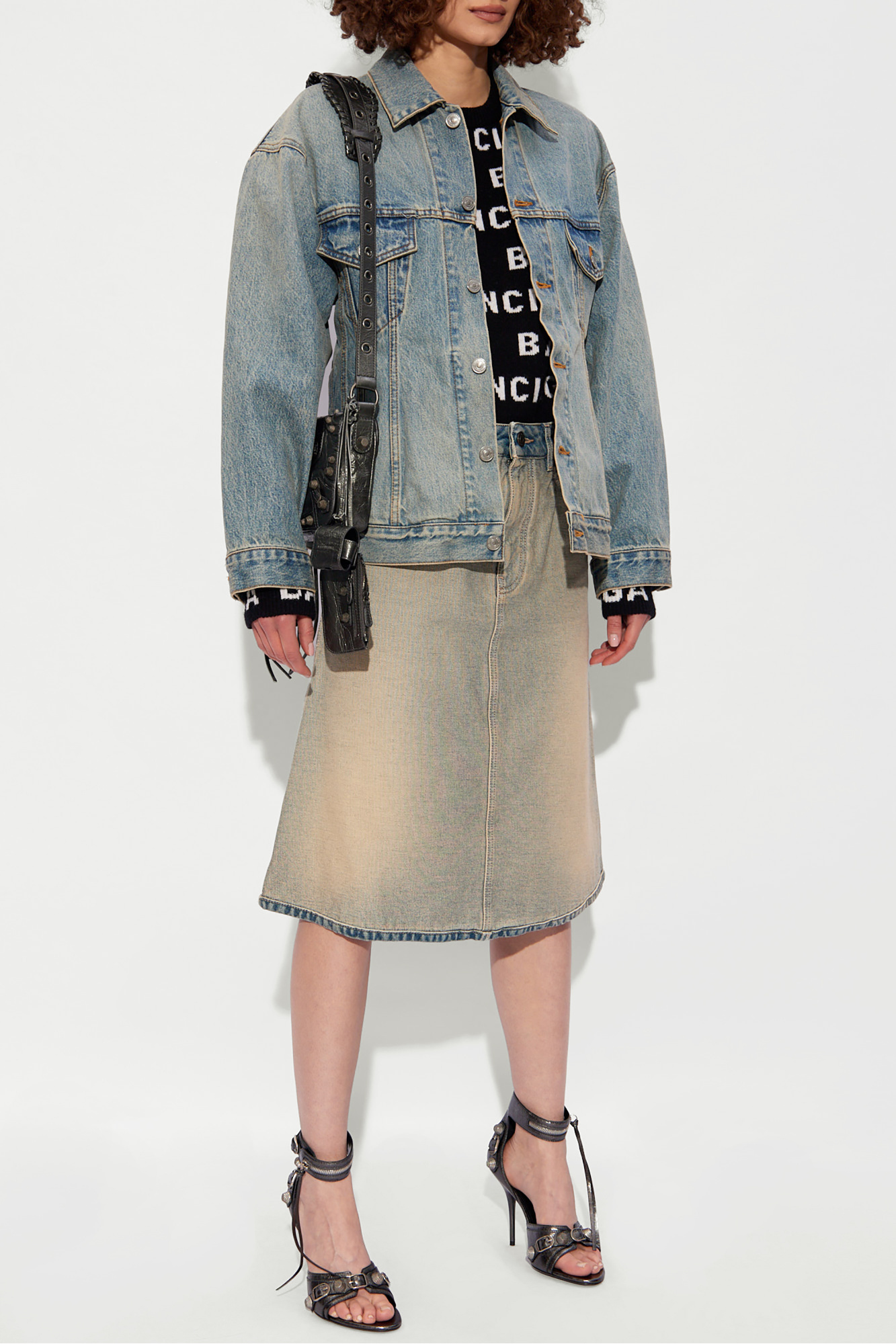 Light blue Denim jacket Balenciaga - Vitkac GB